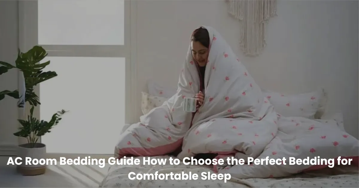 AC Room Bedding Guide How to Choose the Perfect Bedding for Comfortable Sleep